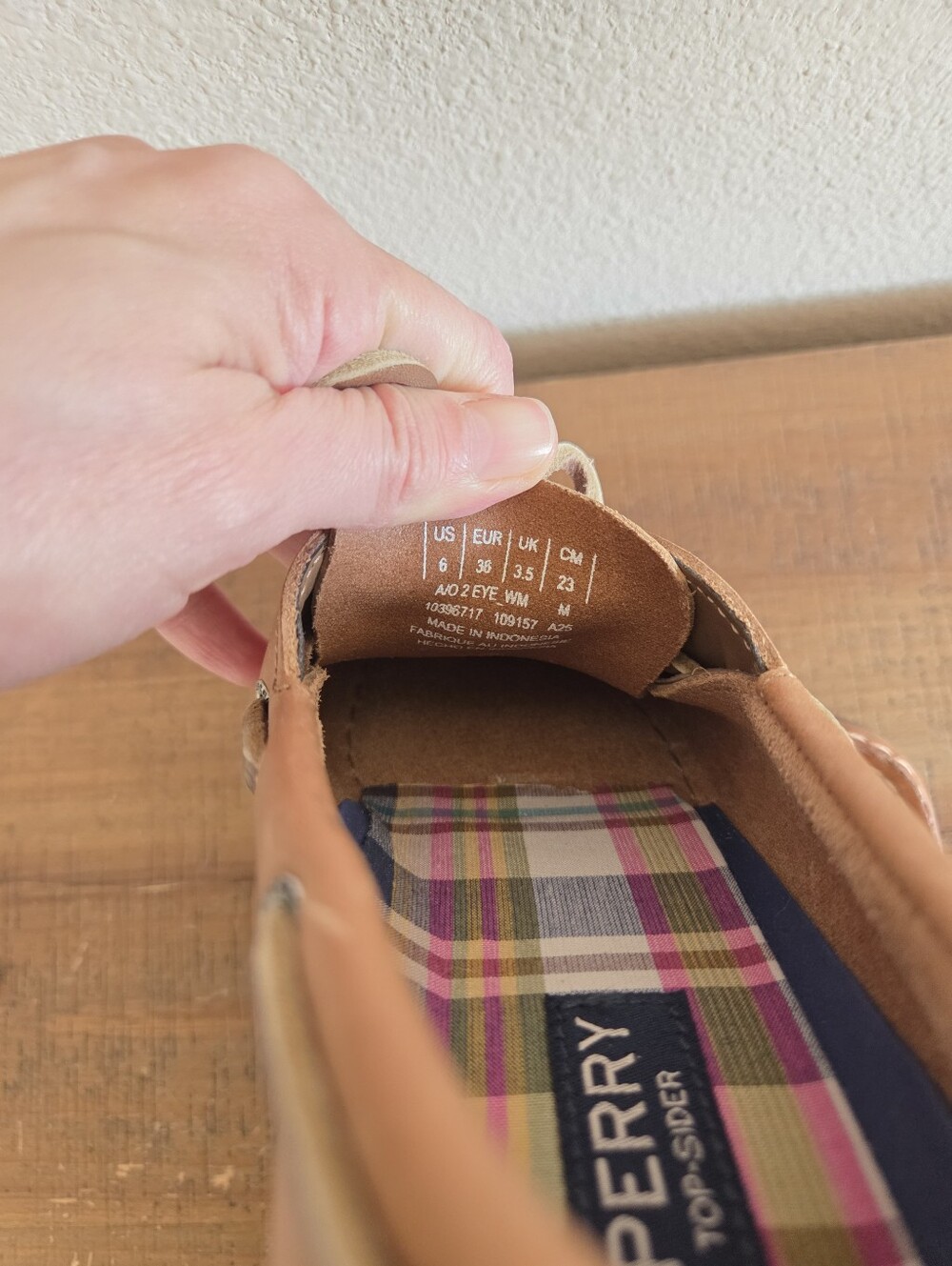 Sperry Authentic Original 2-Eye Boat Shoe Size 6 New Preppy Office - Picture 7 of 9